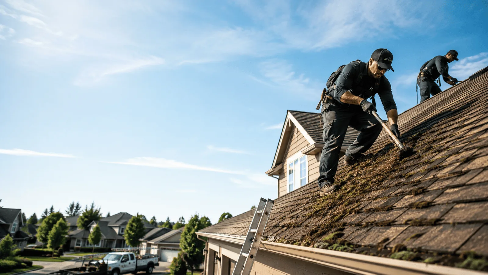 Roof Moss Removal in Columbus, NJ near me